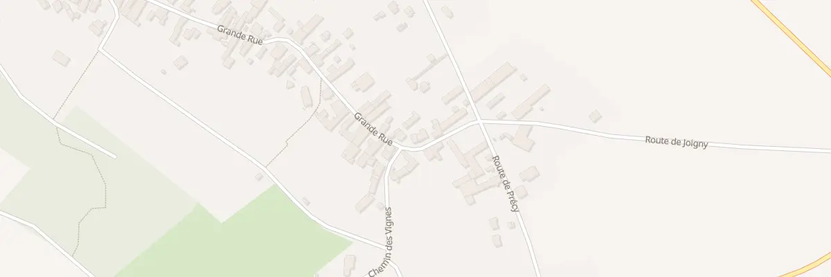 Plan du 10 Gr Grande Rue de Themes à Cézy