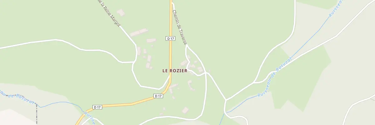 Plan du 5113 Rozier à Beaumont
