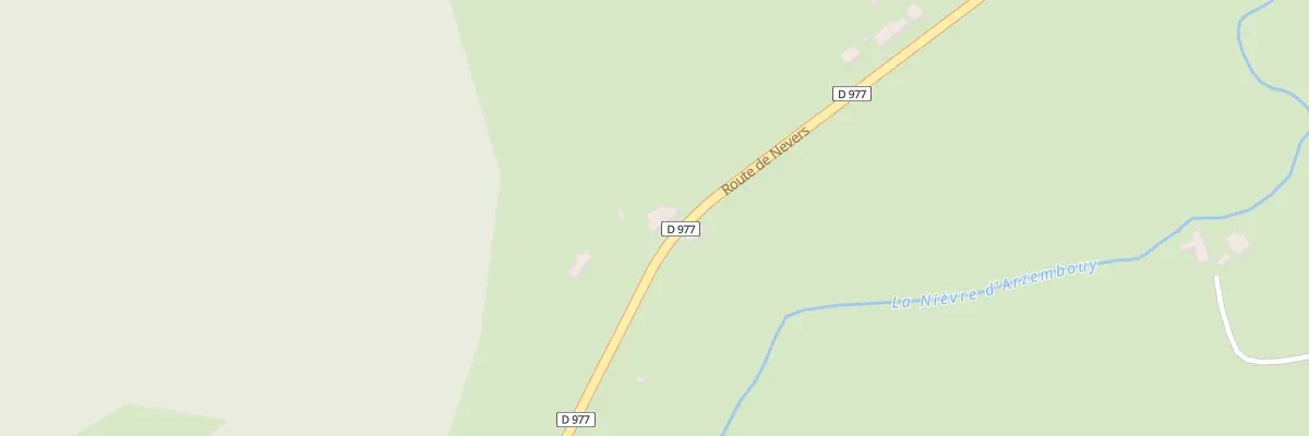 Plan du 68 Rte de Nevers à Prémery