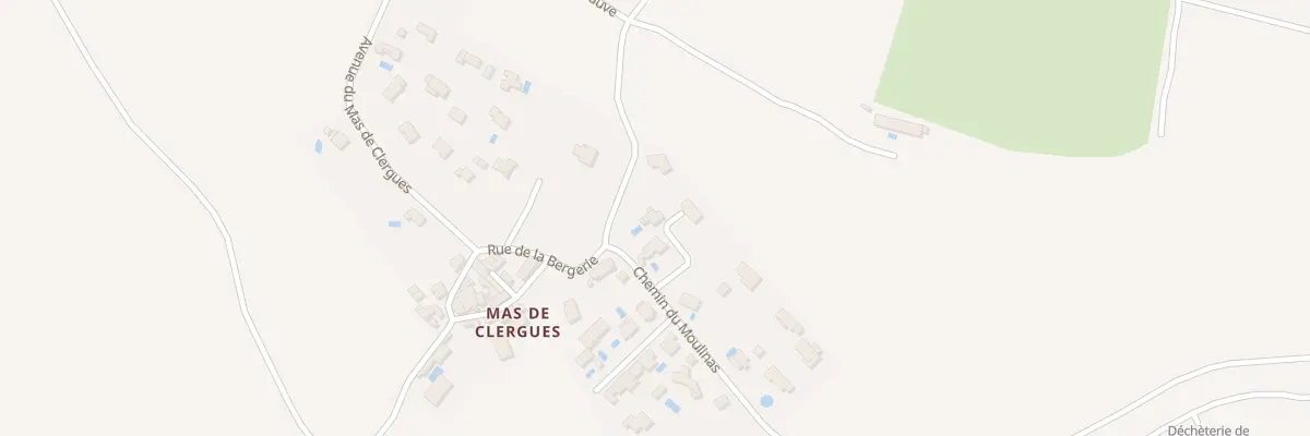 Plan du 1 Che du Moulinas à Octon