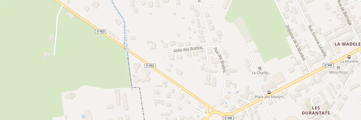 Plan du 10 All des Bretins à Moulins