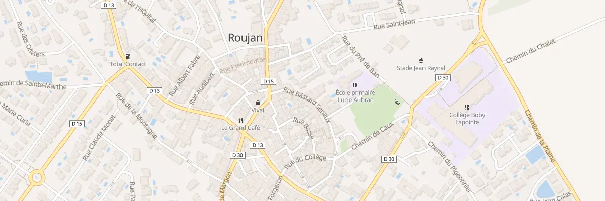 Plan du 22 Rue Bastard Senaux à Roujan