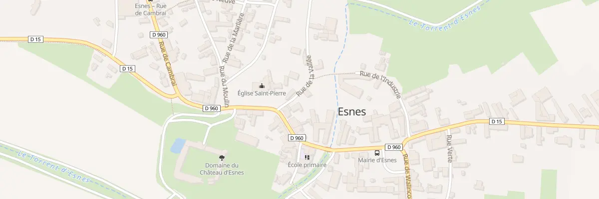 Plan du 26 Rue de l’Eglise à Esnes