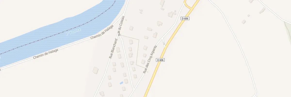 Plan du 2 Rue des Cinq Arpents à Villevallier