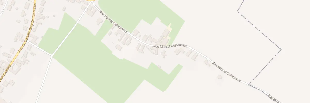 Plan du 220 Rue Marcel Delommez à Landas