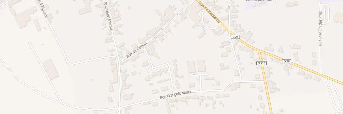 Plan du 16T Rue François Molet à Beaurevoir