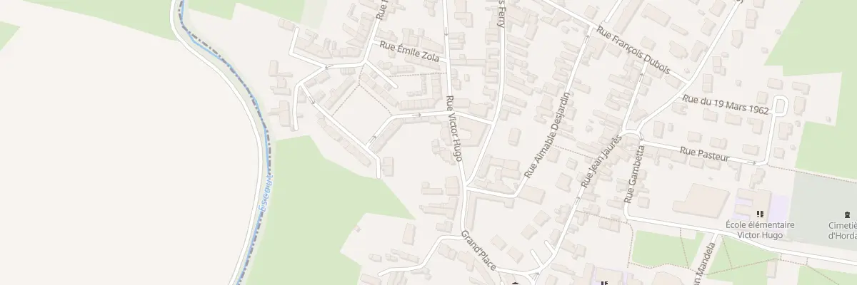 Plan du 4 Rue Victor Hugo à Hordain