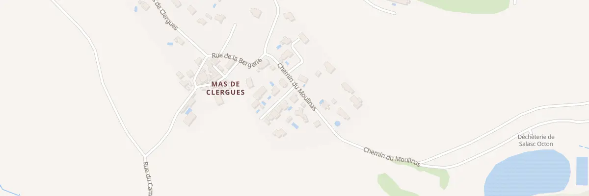 Plan du 6A Che du Moulinas à Octon
