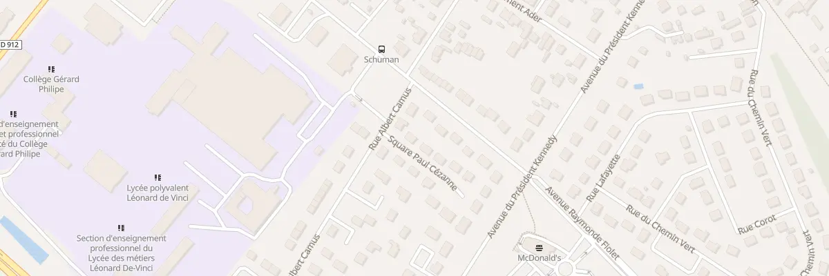 Plan du 3 Sq Paul Cezanne à Soissons