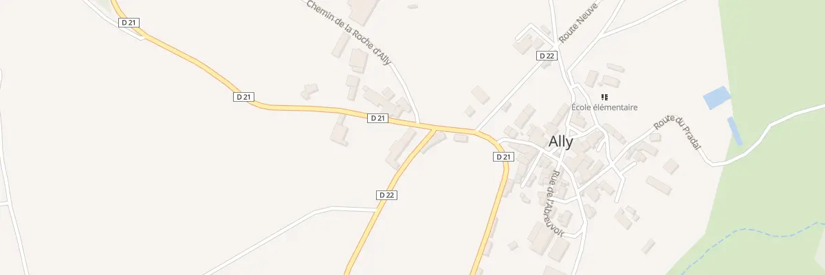 Plan du 5002A Le Bourg à Ally