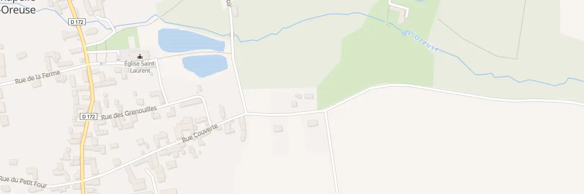 Plan du 33 Rue Couverte à La Chapelle-sur-Oreuse