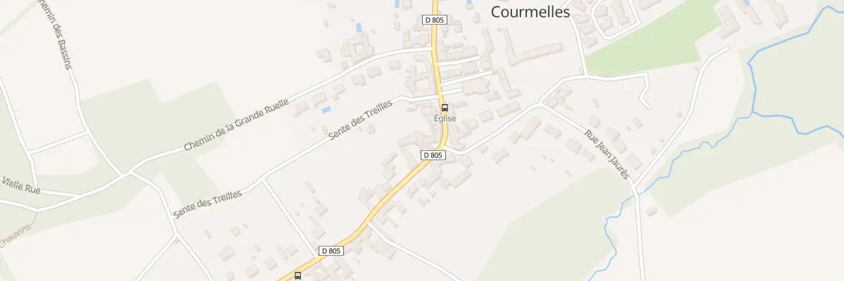 Plan du 1058 Rue Gambetta à Courmelles