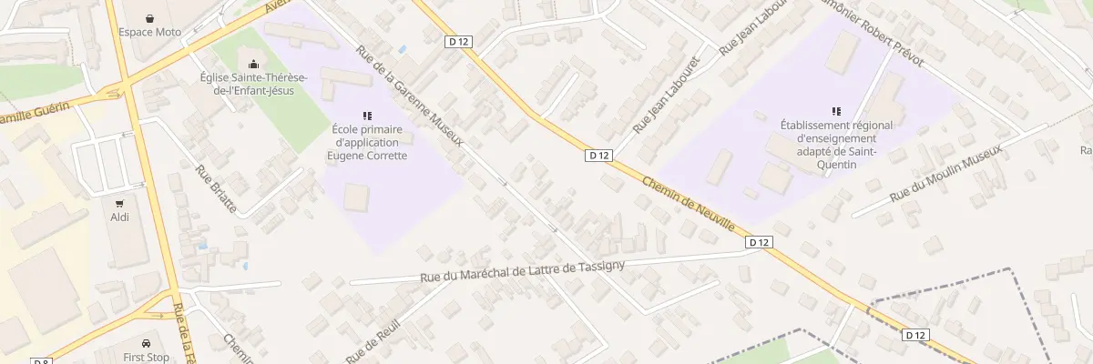 Plan du 17 Rue de la Garenne Museux à Saint-Quentin