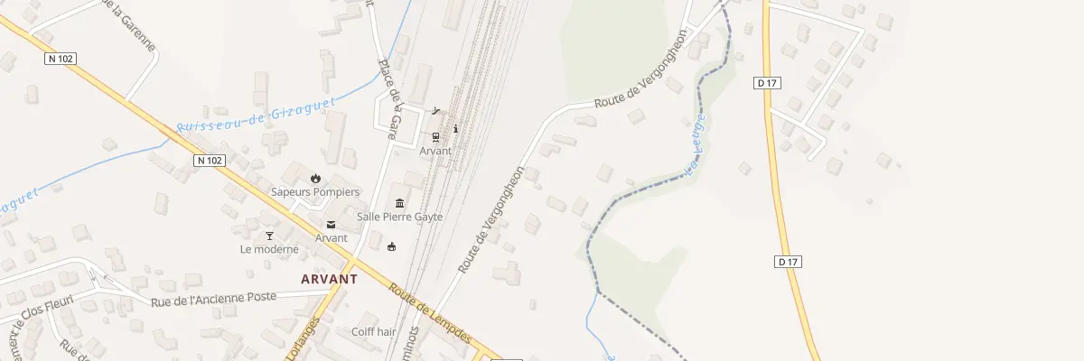Plan du 12 Rte de Vergongheon à Bournoncle-Saint-Pierre