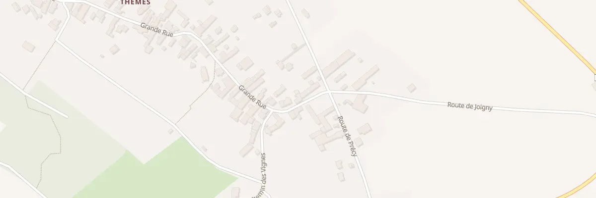 Plan du 4 Gr Grande Rue de Themes à Cézy
