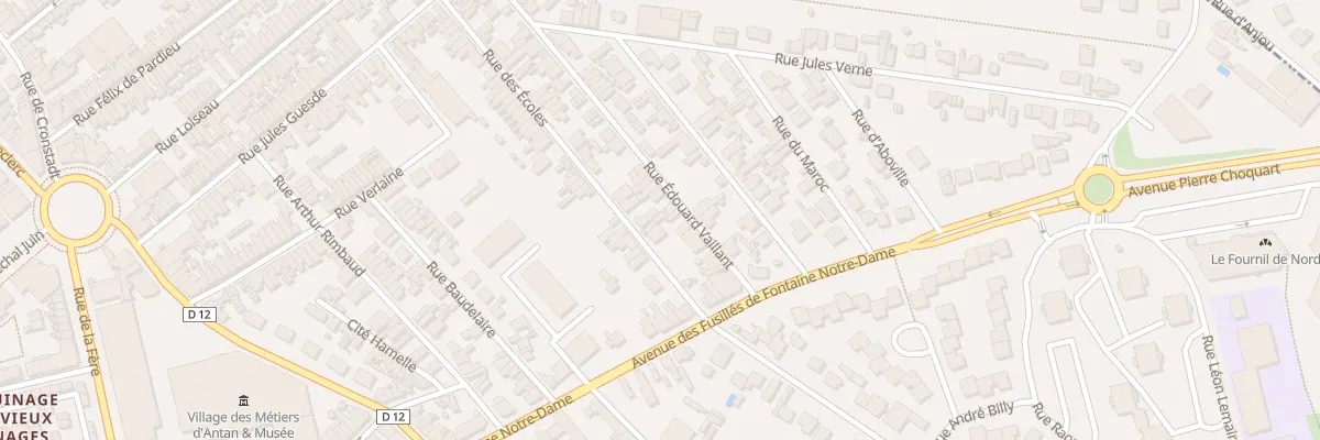 Plan du 117 Rue des Ecoles à Saint-Quentin