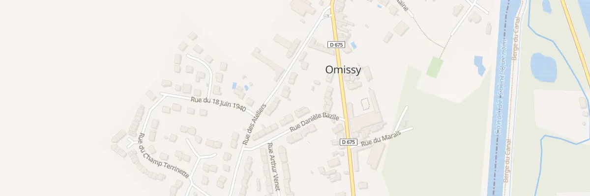 Plan du 9 Rue des Ateliers à Omissy
