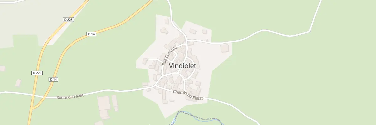 Plan du 184 Vindiolet à Sallèdes