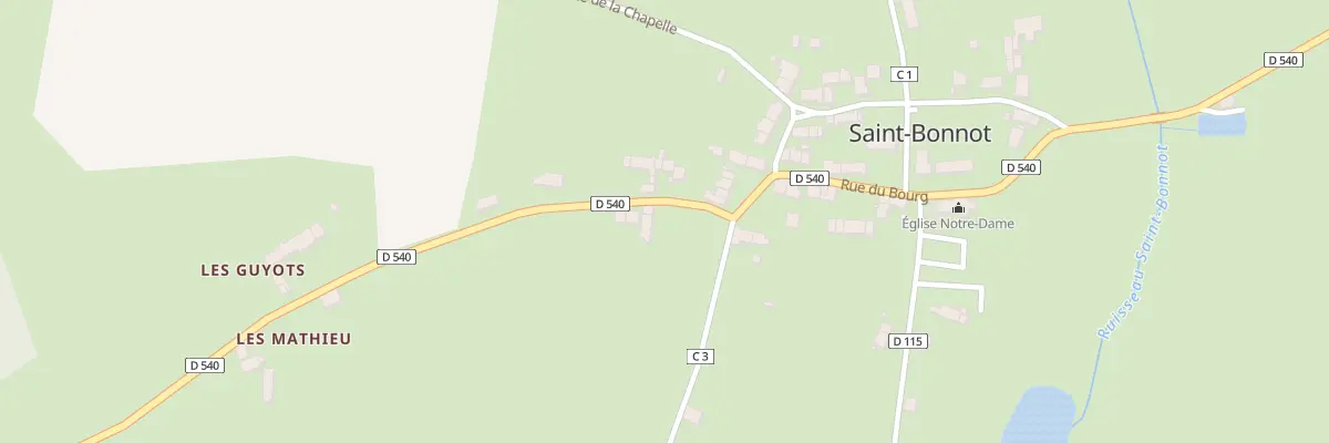 Plan du 43 Champ Bontemps à Saint-Bonnot