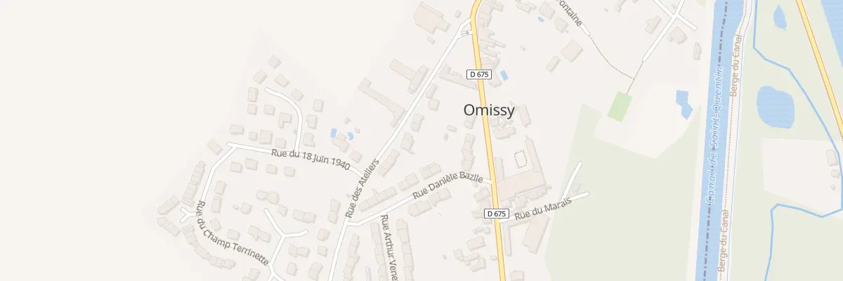 Plan du 7 Rue des Ateliers à Omissy