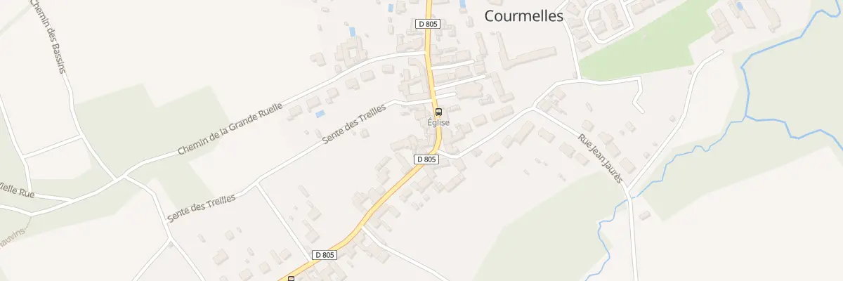 Plan du 1044 Rue Gambetta à Courmelles