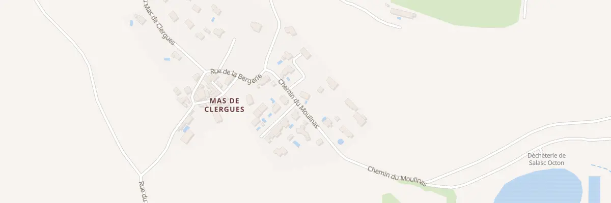Plan du 11 Che du Moulinas à Octon