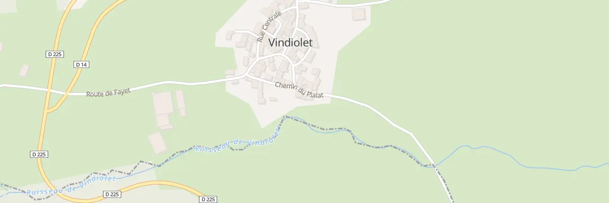 Plan du 4 Che du Pialat à Sallèdes