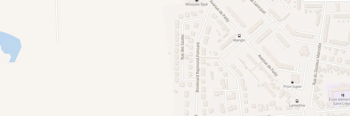 Plan du 20 Rue des Saules à Soissons