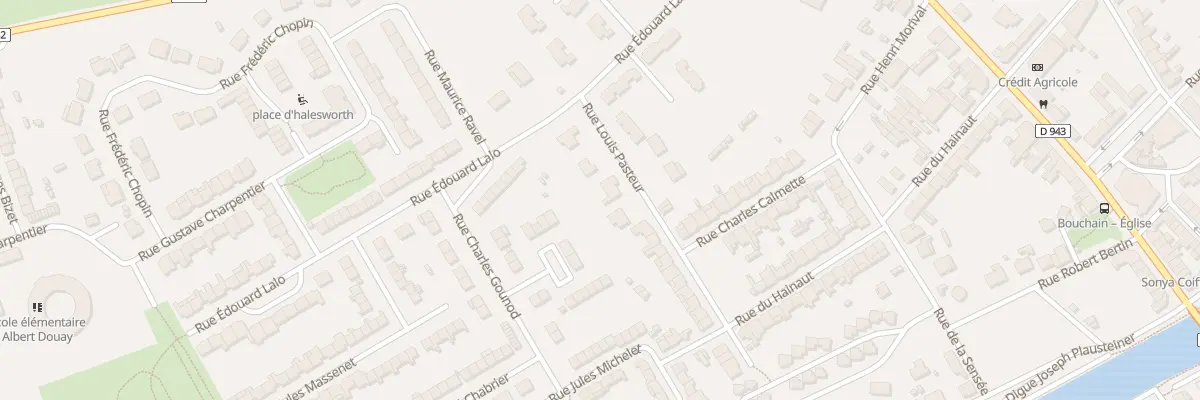 Plan du 247 Rue Louis Pasteur à Bouchain