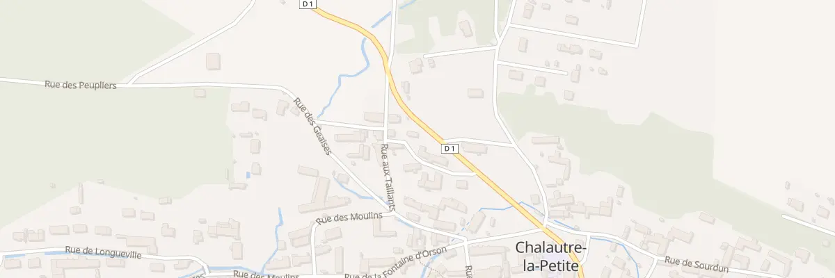 Plan du 96 Rue de la Vieille Vigne à Chalautre-la-Petite