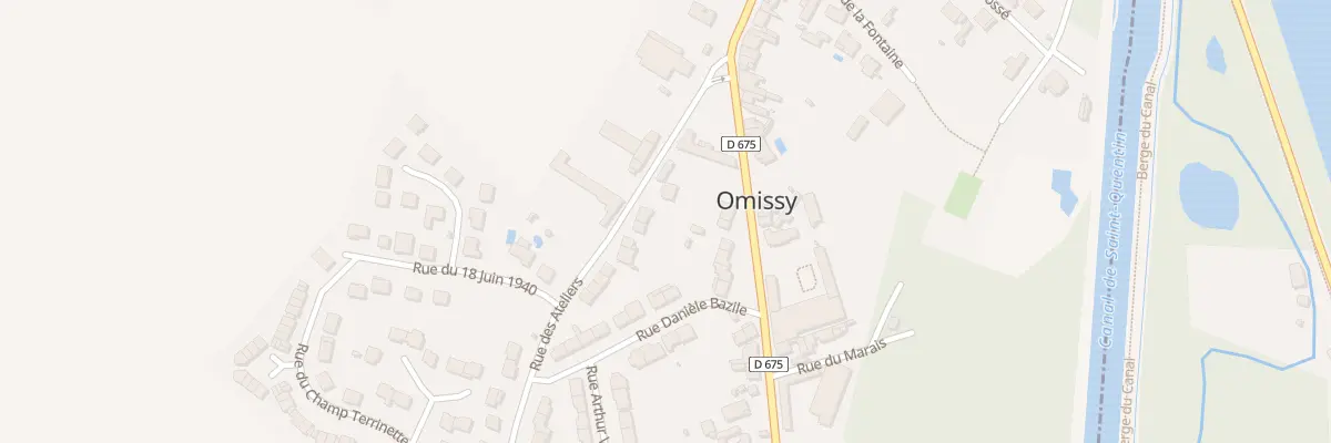 Plan du 3 Rue des Ateliers à Omissy