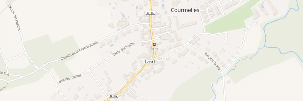 Plan du 1026 Rue Gambetta à Courmelles