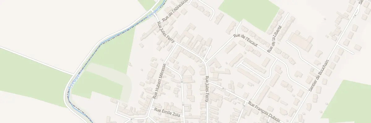 Plan du 34 Rue Jules Ferry à Hordain