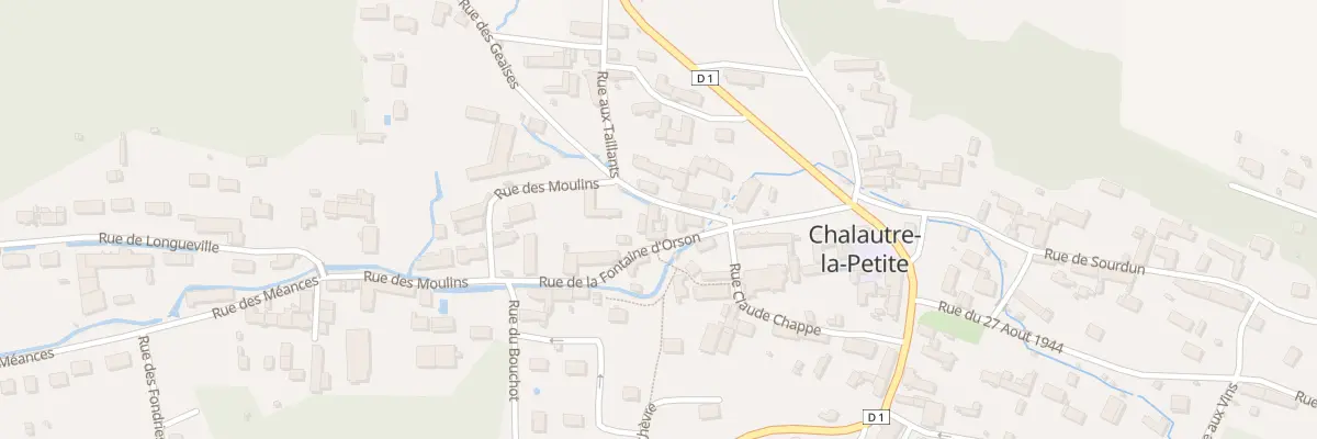 Plan du 141 Rue des Moulins à Chalautre-la-Petite