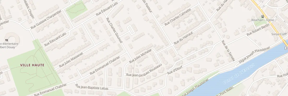 Plan du 26 Rue Jules Michelet à Bouchain