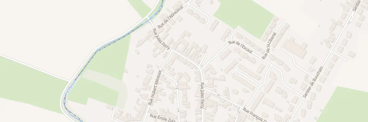 Plan du 36 Rue Jules Ferry à Hordain