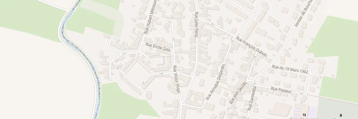 Plan du 5 Rue Victor Hugo à Hordain