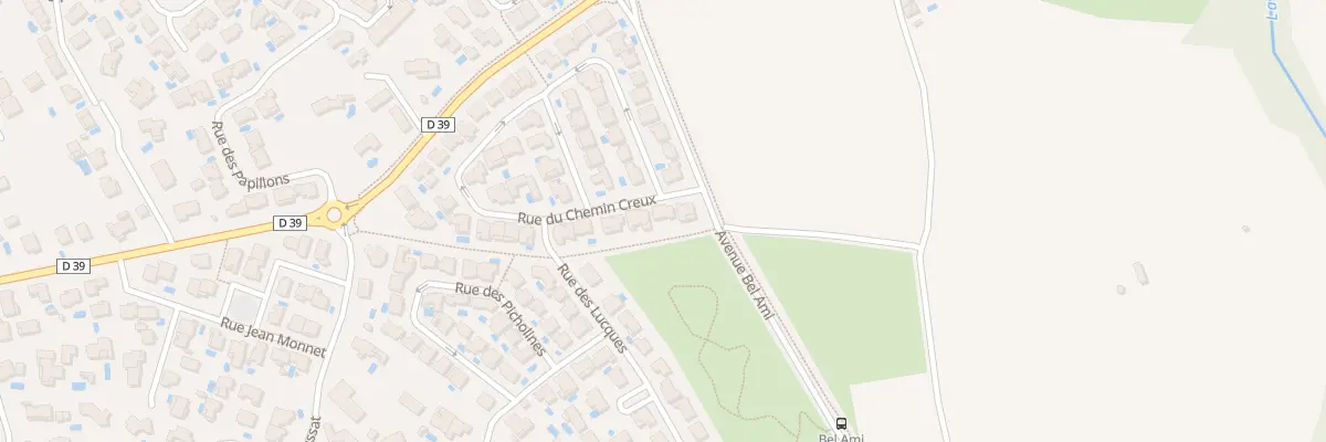 Plan du 4 Rue du Chemin Creux à Servian