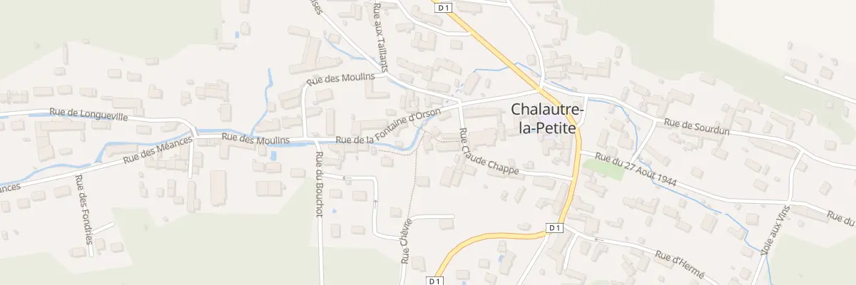 Plan du 79 Rle des Bretonnes à Chalautre-la-Petite