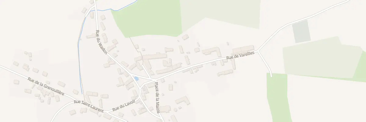 Plan du 6 Rue de Vareilles à Latilly