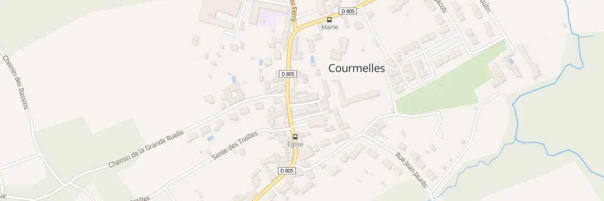 Plan du 17 Imp Leon Blum à Courmelles