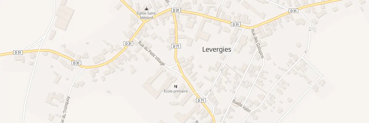 Plan du 34 Rue Marie Trocmé à Levergies