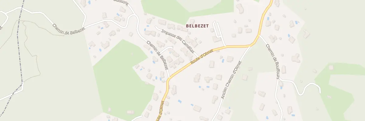 Plan du 2 Lot Le Bas de Belbeze à Lodève