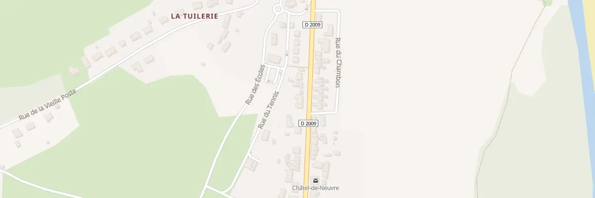 Plan du 35 Rue de Moulins à Châtel-de-Neuvre