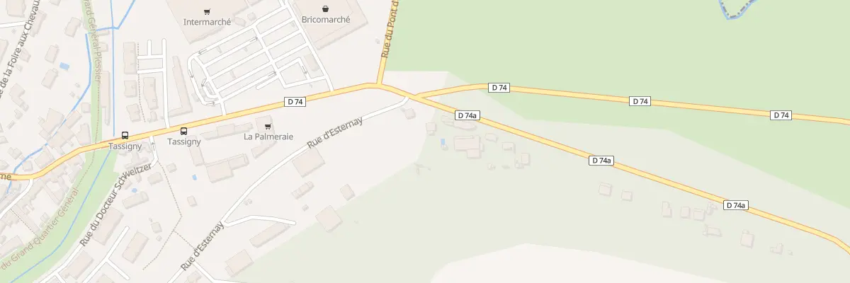 Plan du 18 Av Mal de Lattre de Tassigny à Provins
