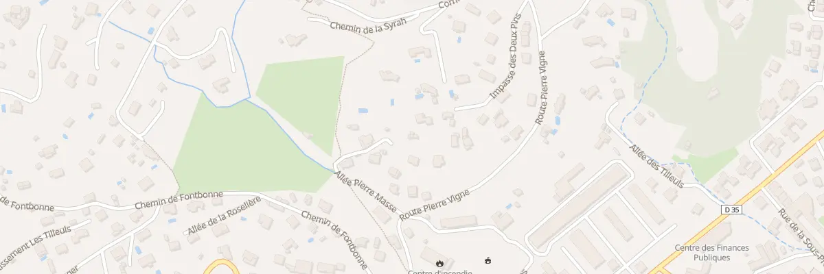 Plan du 5276F All Pierre Masse à Lodève