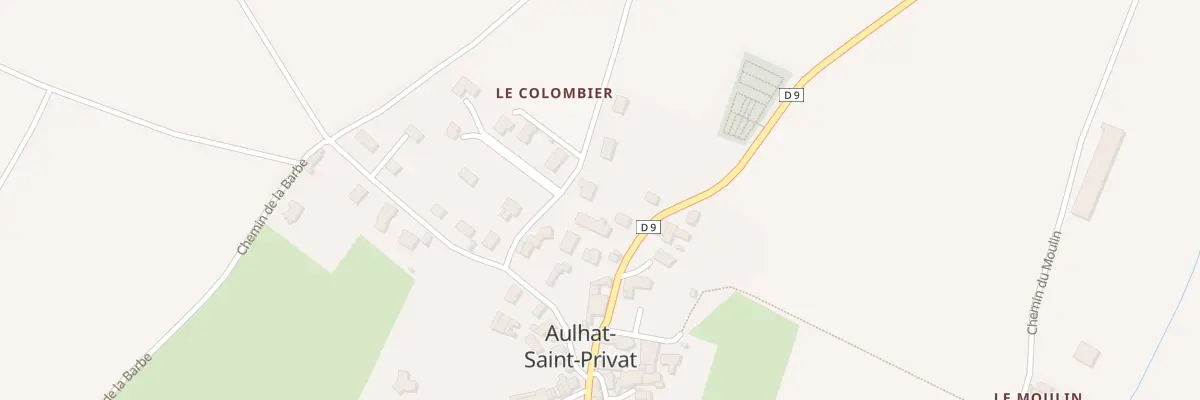 Plan du 7 Rte de Manglieu à Aulhat-Flat