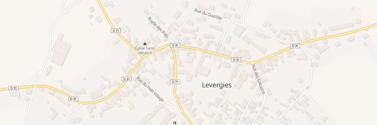 Plan du 38 Rue Marie Trocmé à Levergies