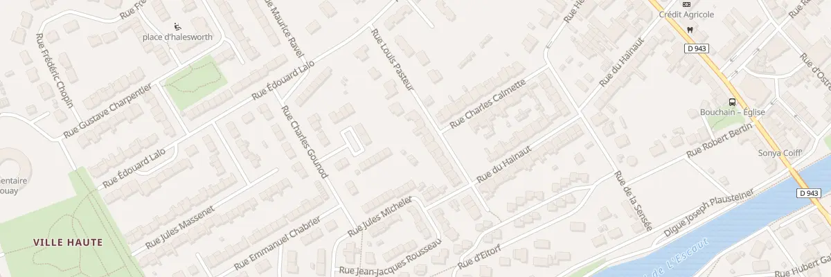 Plan du 207 Rue Louis Pasteur à Bouchain