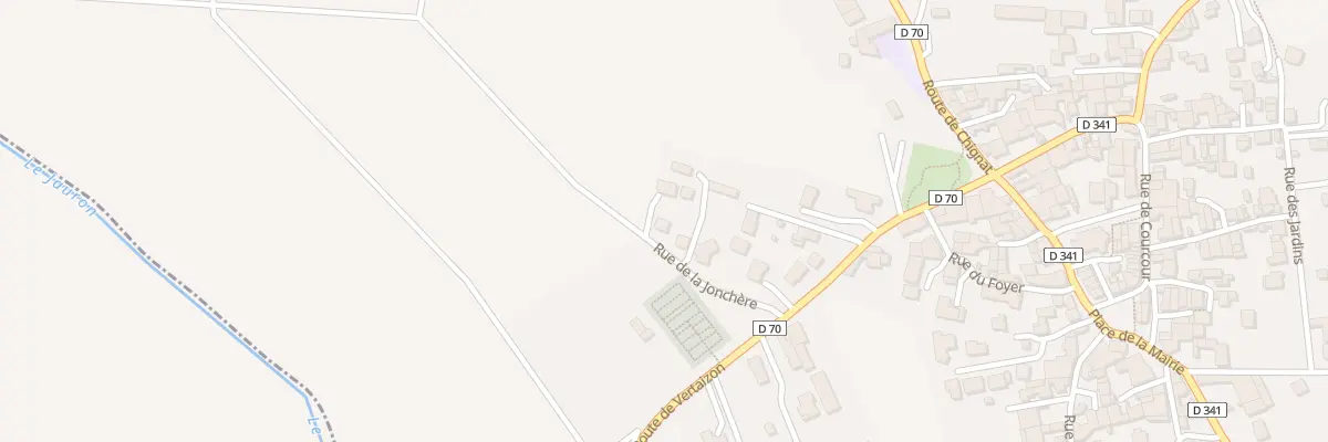 Plan du 12 Rue de la Jonchere à Bouzel